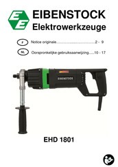 EIBENSTOCK EHD 1801 Notice Originale