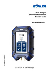 Wohler M 603 Mode D'emploi