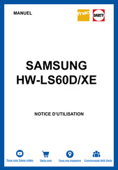 Samsung HW-LS60D/XE Guide De L'utilisateur