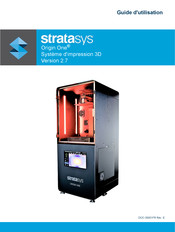 Stratasys Origin One Guide D'utilisation