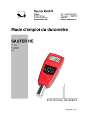 sauter HE Serie Mode D'emploi