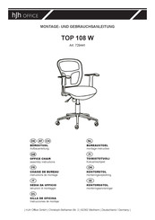 hjh OFFICE TOP 108 729441 Instructions De Montage