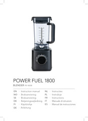 Wilfa POWER FUEL 1800 Manuel D'instructions