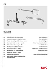 KWC F5 2030072412 Notice De Montage Et De Mise En Service