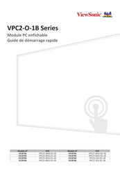 ViewSonic VPC25-W53-O1-1B Guide De Démarrage Rapide