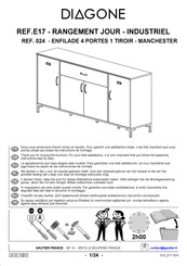 Gautier DIAGONE E17 Instructions De Montage