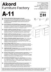 Akord A-11 Instructions D'installation