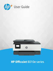 HP OfficeJet 8015e Guide De L'utilisateur