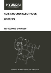 Hyundai power products HSBE2652 Manuel D'utilisation