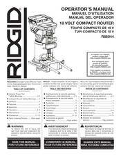 RIDGID R86044B Manuel D'utilisation