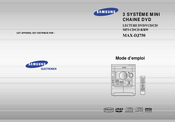 Samsung MAX-DJ750 Mode D'emploi