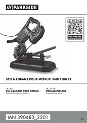 Parkside 390483 2201 Traduction Des Instructions D'origine