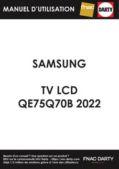 Samsung QE75Q70B Manuel D'utilisation