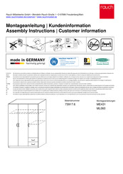 Rauch ML060 Instructions De Montage