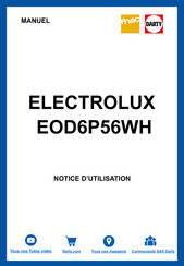 Electrolux EOD6P56WH Notice D'utilisation