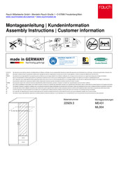 Rauch 22929.3 Instructions De Montage