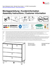 Rauch M2739 Instructions De Montage