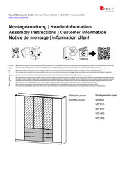 Rauch M2866 Instructions De Montage