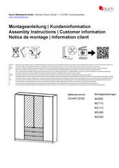 Rauch Davoa AG445.5DA8 Instructions De Montage