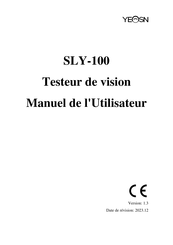 Yeasn SLY-100 Manuel De L'utilisateur