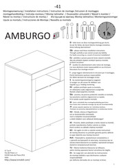 LC AMBURGO Instructions De Montage