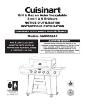 Cuisinart GAS9556AF Notice D'utilisation