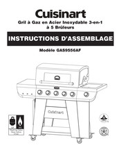 Cuisinart GAS9556AF Instructions D'assemblage