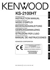 Kenwood KS-2100HT Mode D'emploi