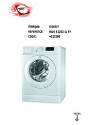 Indesit BWE 61252 Mode D'emploi