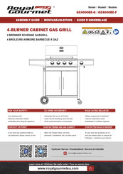 ROYAL GOURMET GE4000BE-G Guide D'assemblage