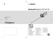 Bosch AdvancedHedgeCut 36V-65-28 Notice Originale