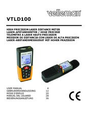 Velleman VTLD100 Mode D'emploi