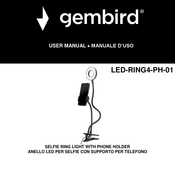 Gembird LED-RING4-PH-01 Mode D'emploi