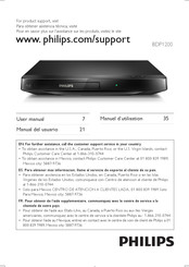 Philips BDP1200 Manuel D'utilisation