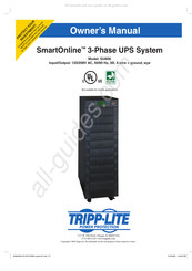 Tripp-Lite SmartOnline SU80K Manuel Du Propriétaire