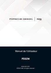 AOC AGON PORSCHE DESIGN PD32M Manuel De L'utilisateur