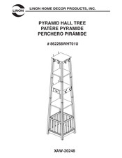 Linon Home Decor Products PYRAMID 862268WHT01U Instructions De Montage