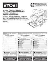 Ryobi P501G Manuel D'utilisation