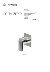 newform DELTA ZERO 72275E Instructions De Montage