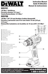 DeWalt DCD701B Guide D'utilisation