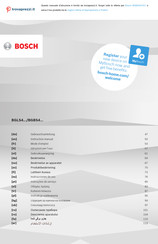 Bosch BGLS4 Série Mode D'emploi