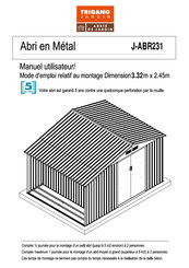 Trigano Jardin J-ABR231 Mode D'emploi