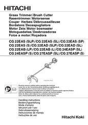 Hitachi CG 22EAB Mode D'emploi