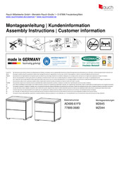 Rauch AD699.61F9 Instructions De Montage