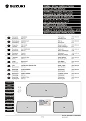 Suzuki 990E0-78R20-000 Instructions De Montage