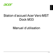 Acer Vero MST Dock M33 Manuel D'utilisation