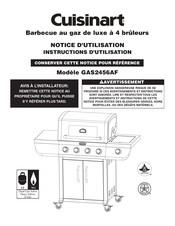 Cuisinart GAS2456AF Notice D'utilisation