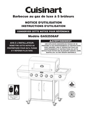 Cuisinart GAS2556AF Notice D'utilisation