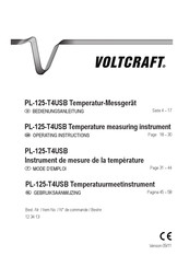 VOLTCRAFT PL-125-T4USB Mode D'emploi