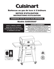 Cuisinart GAS0256AF Notice D'utilisation